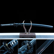 Real Japanese Katana Sword – High Performance T10 Carbon Steel Blade – Black – Full Tang – Premium Quality