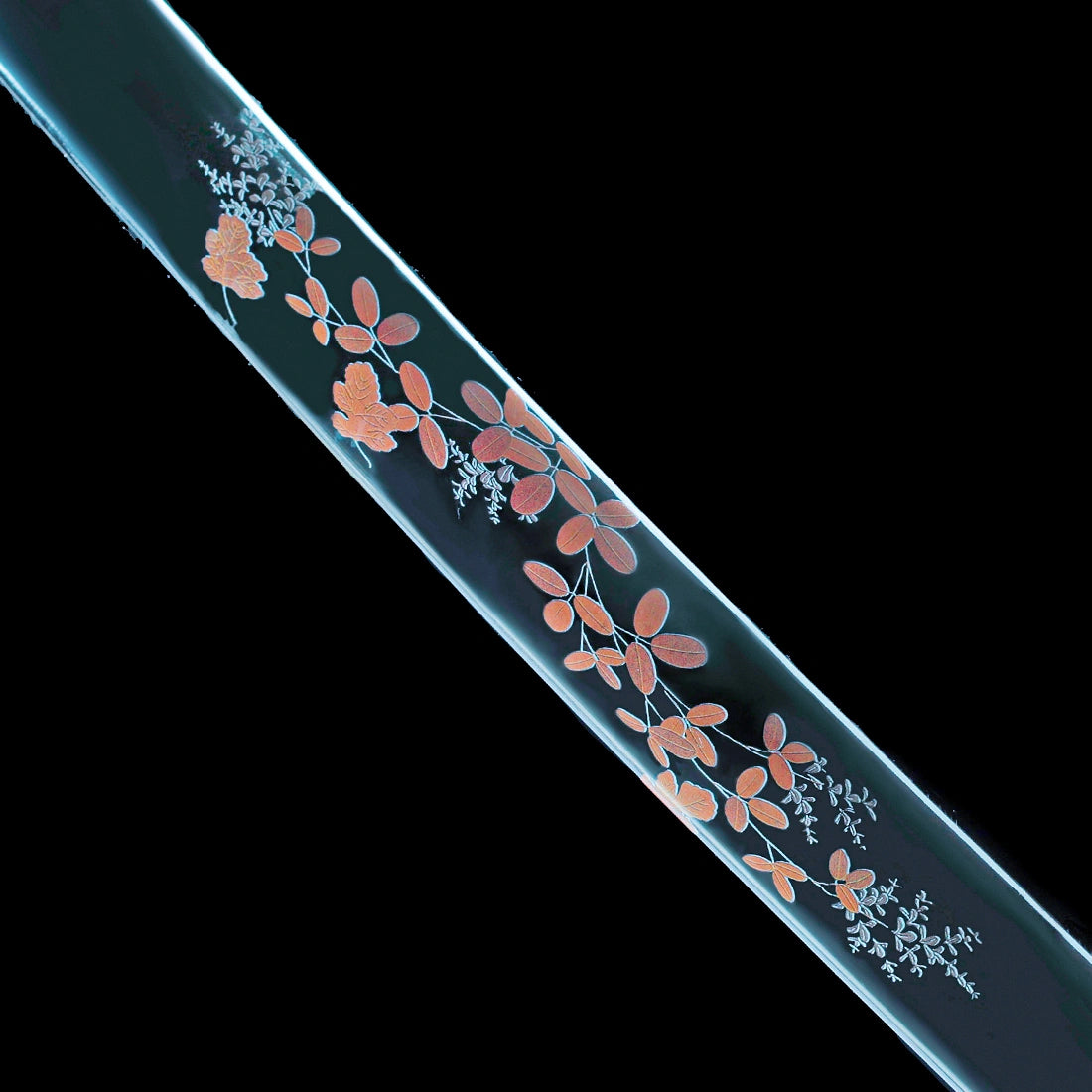 Katana Ripple Pattern Real Japanese Katana – High Performance Gold Damascus Pattern Steel ...