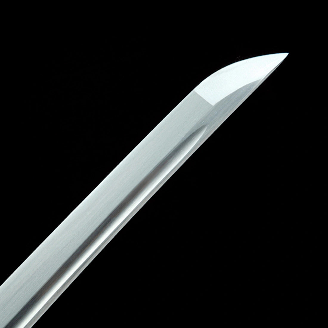 Real Japanese Shirasaya Katana – Handmade 1065 Carbon Steel Blade – Natural Wood Scabbard – Without Tsuba