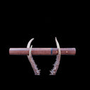 Real Japanese Tanto – High Performance 1060 Carbon Steel Blade – Full Tang – Natural Wood Scabbard – Premium Quality