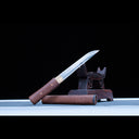 Real Japanese Tanto – High Performance 1060 Carbon Steel Blade – Full Tang – Natural Wood Scabbard – Premium Quality