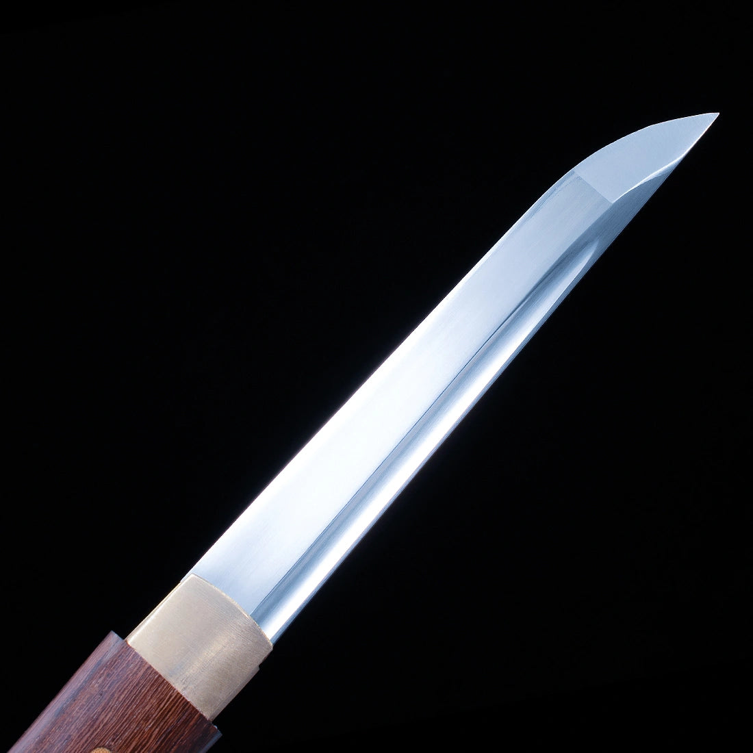 Real Japanese Tanto – High Performance 1060 Carbon Steel Blade – Full Tang – Natural Wood Scabbard – Premium Quality