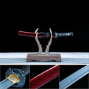 Real Japanese Tanto – Red Scabbard – 1065 Carbon Steel Blade – High Performance