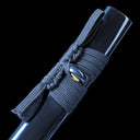 Real Katana Sword – Handmade 1060 Carbon Steel Blade – Black – Full Tang – Premium Quality