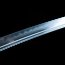 Real Katana Sword – Handmade 1065 Carbon Steel Blade – Gray – Full Tang – Collector’s Edition