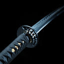 Real Katana Sword – Handmade 1065 Carbon Steel Blade – Gray – Full Tang – Collector’s Edition