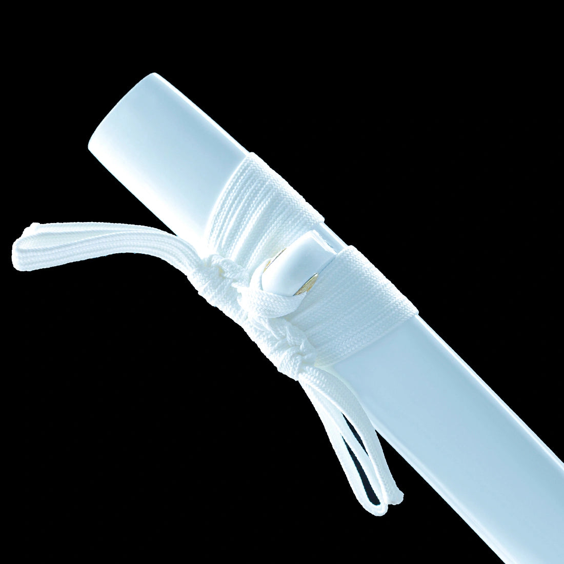 Real Katana Sword – Handmade 1065 Carbon Steel Blade – White – Full Tang – Premium Quality