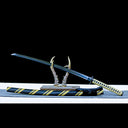 Real Katana Sword – Handmade Black Damascus Pattern Steel Blade – High Performance – Full Tang – Collector’s Edition