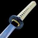 Real Katana Sword – Handmade Black Damascus Pattern Steel Blade – High Performance – Full Tang – Collector’s Edition