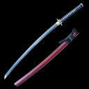 Real Katana Sword – Handmade Clay Tempering T10 Steel Blade – Full Tang – High Performance – Battle Ready