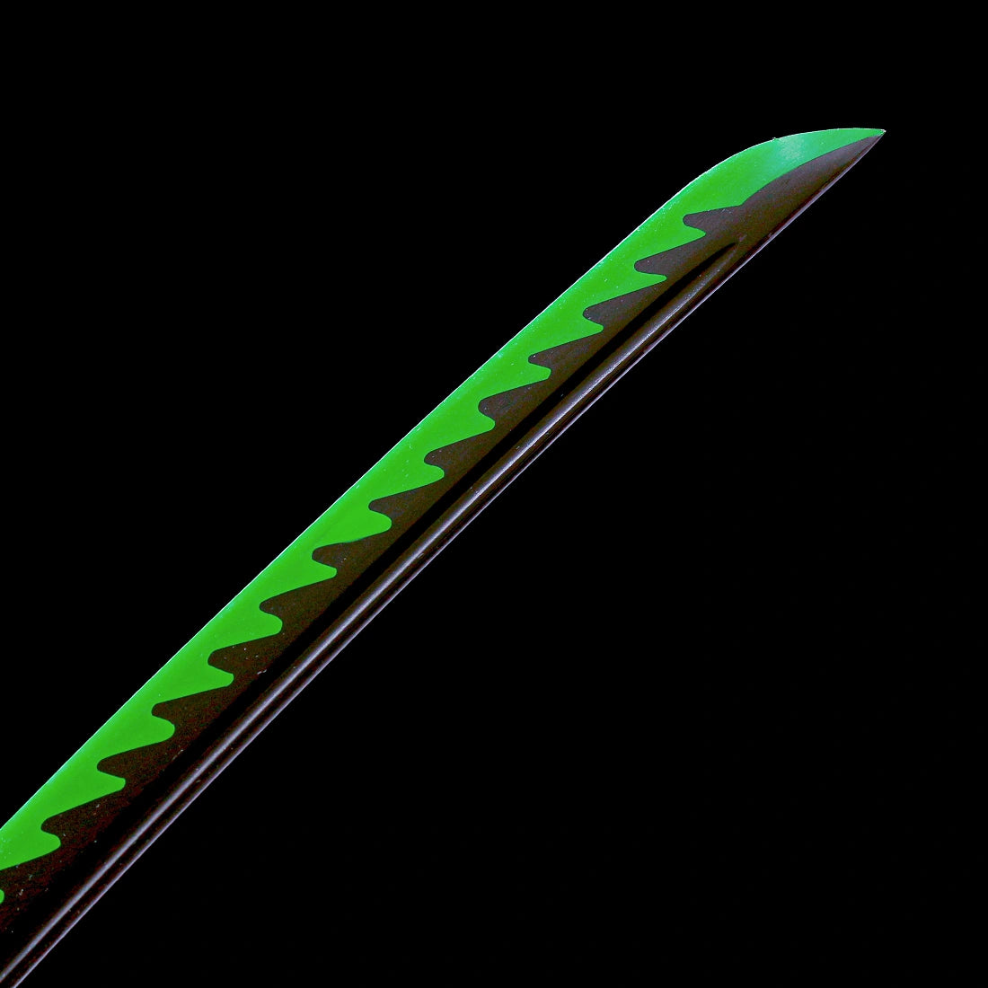 Real Katana Sword – Handmade Green 1065 Carbon Steel Blade – Full Tang – High-performance – Battle Ready