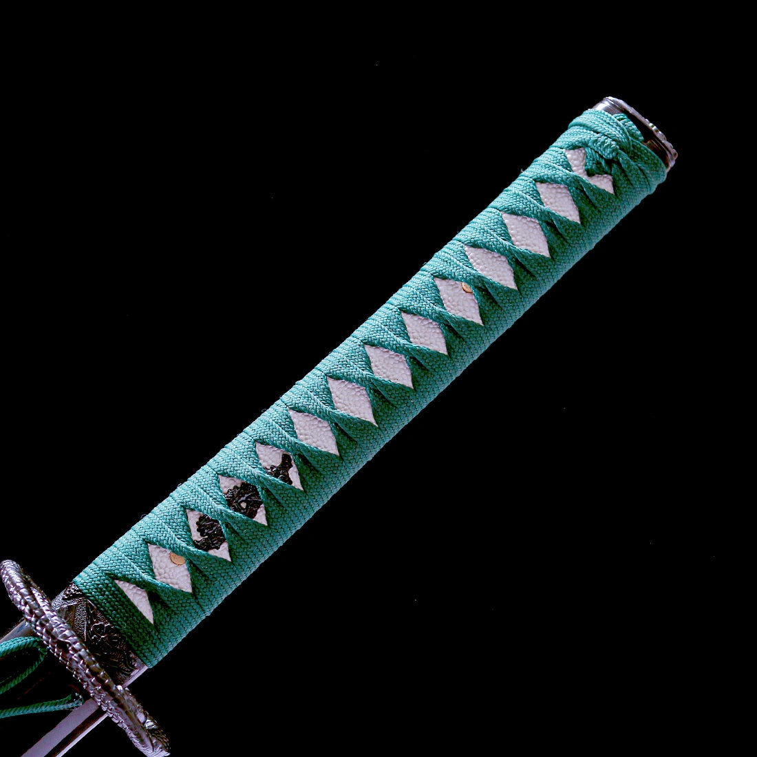 Real Katana Sword – Handmade Green 1065 Carbon Steel Blade – Full Tang – High-performance – Battle Ready