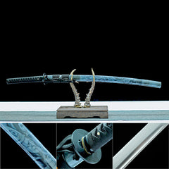 Ash Specter Katana (Oni Mask-Motif Scabbard)