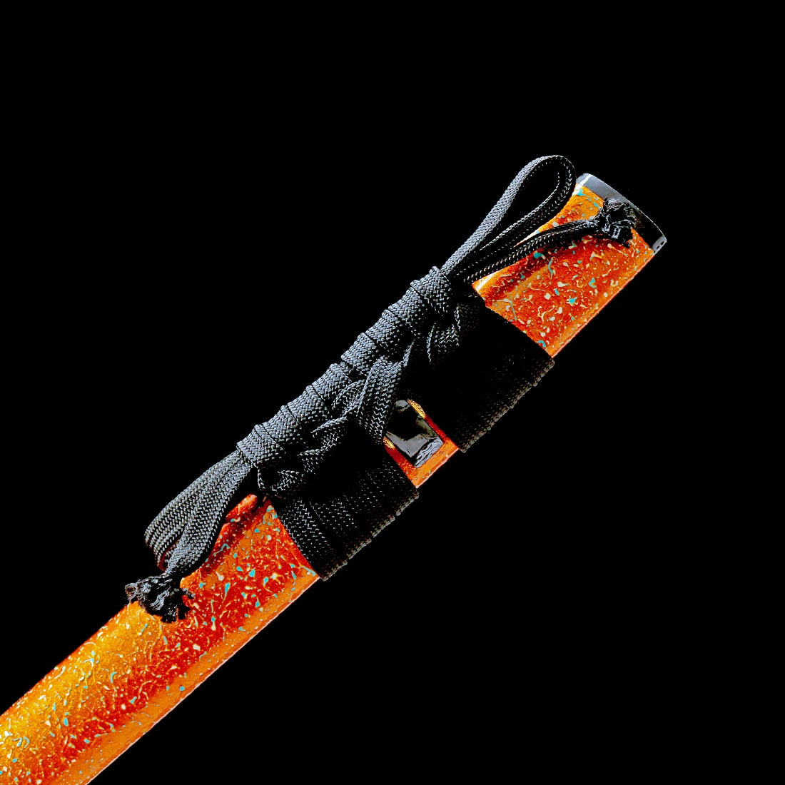 Real Katana Sword – Handmade T10 High Carbon Steel Blade – Orange – Full Tang – Premium Quality