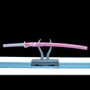 Real Katana Sword – High Performance 1065 Steel Clay Tempering Blade – Pink - Full Tang – Battle Ready