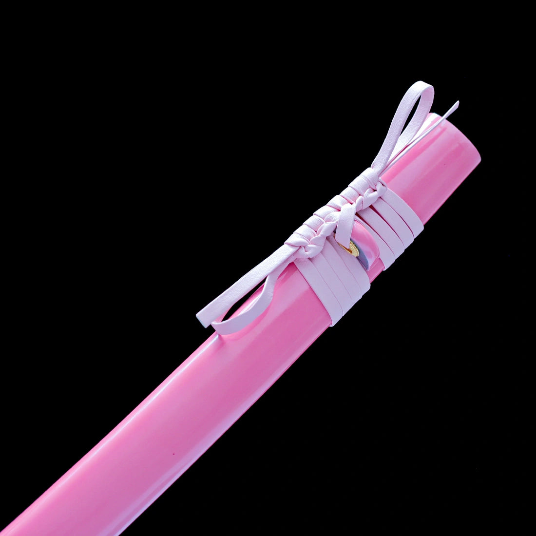 Real Katana Sword – High Performance 1065 Steel Clay Tempering Blade – Pink - Full Tang – Battle Ready