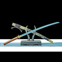 Real Katana Sword – High Performance T10 Carbon Steel Blade – Full Tang – Beige – Battle Ready