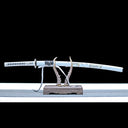 Real Katana Sword – High Performance T10 Carbon Steel Blade – Full Tang – White Scabbard – Premium Quality