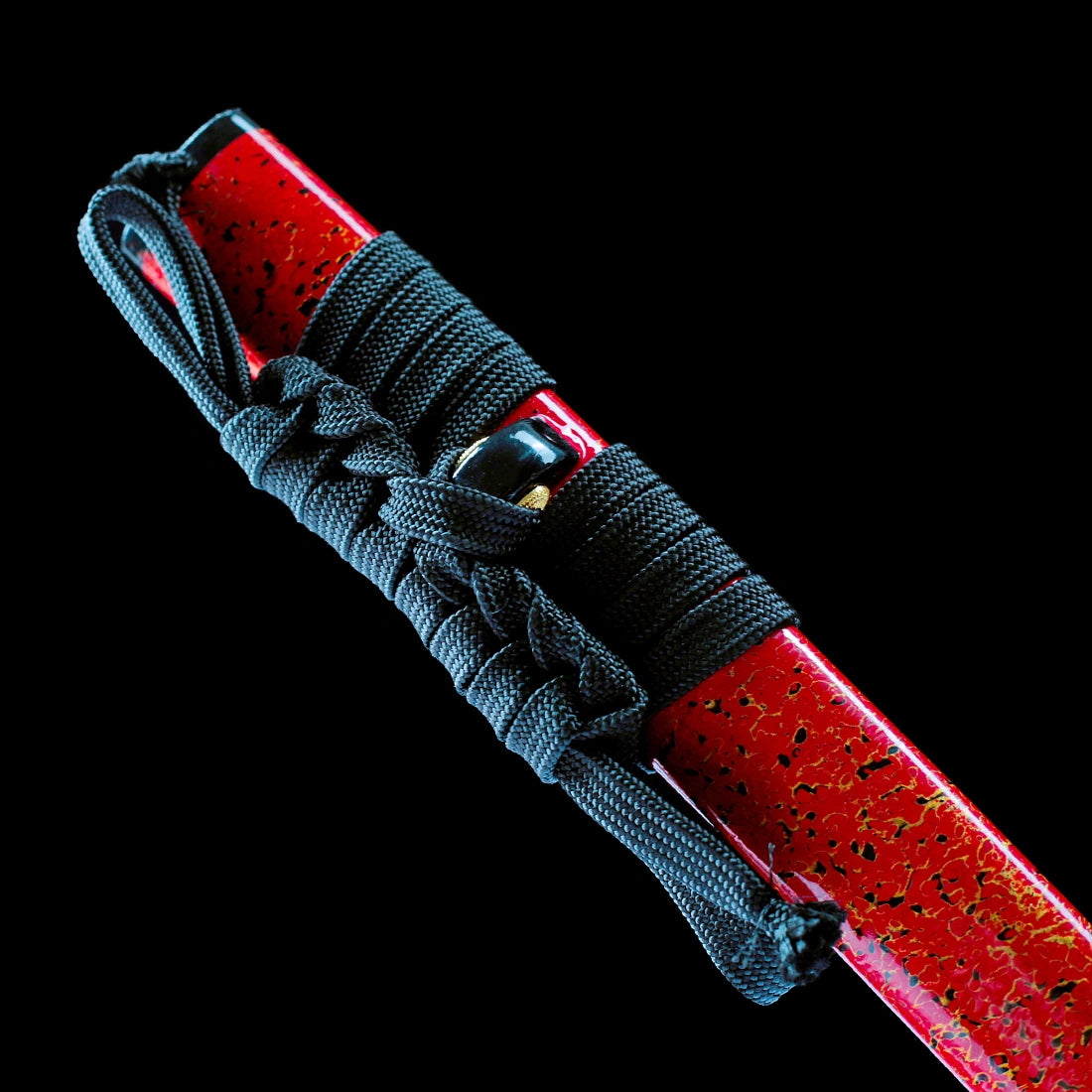 Real Katana Sword – High Performance Titanium-Coated Carbon Steel Blade – Never Rusts – Red – Tactical Sword