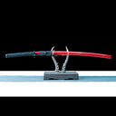 Real Katana Sword – High Performance Titanium-Coated Carbon Steel Blade – Never Rusts – Red – Tactical Sword