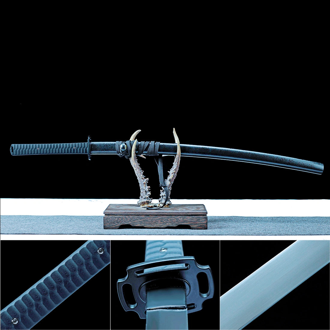 Real Katana – Authentic Japanese Katana – Manganese Steel Blade – Hand Forged – Sturdy Tactical Sword