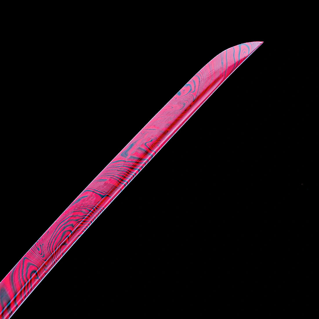Real Katana Sword – Handmade Red T10 Carbon Steel Blade – Red Scabbard – Full Tang – Battle Ready