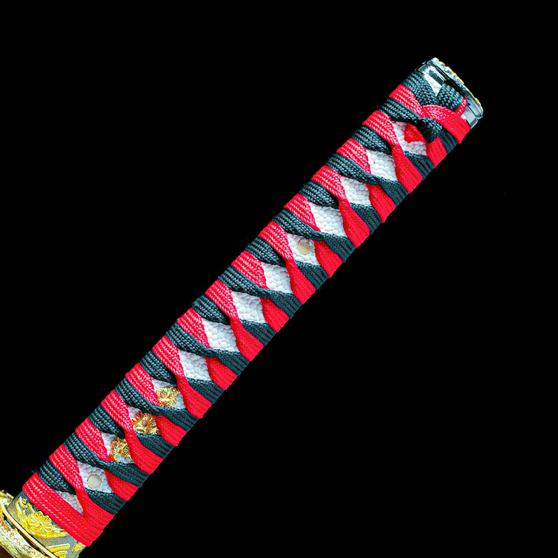 Real Samurai Sword – Handmade 1060 Carbon Steel Blade – Black – Full Tang – Battle Ready