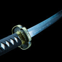 Real Tachi Sword – Damascus Patterned Steel Blade – Natural Solid Wood Saya – High performance