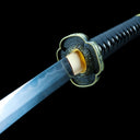 Real Tachi Sword – Damascus Patterned Steel Blade – Natural Solid Wood Saya – High performance