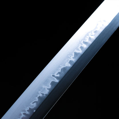 Real Tachi Sword – Handmade T10 High Carbon Steel Blade – Full Tang – Orange – Collector’s Edition