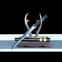 Real Tanto Sword – Handmade T10 Carbon Steel Blade – Full Tang – Black – Battle Ready