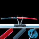 Real Katana Sword – High Performance Titanium-Coated Carbon Steel Blade – Never Rusts – Red – Tactical Sword