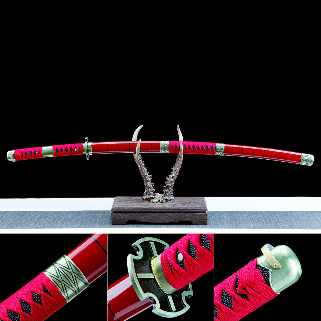 Roronoa Zoro's Sandai Kitetsu Sword – One Piece Replica Katana Sword