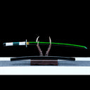 Sanemi Shinazugawa's Sword – Demon Slayer Sword – Kimetsu No Yaiba Sword – Nichirin Sword – Black Scabbard
