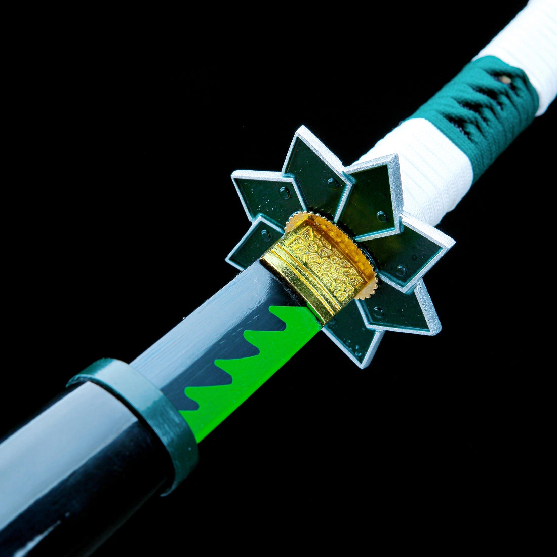 Sanemi Shinazugawa's Sword – Demon Slayer Sword – Kimetsu No Yaiba Sword – Nichirin Sword – Black Scabbard