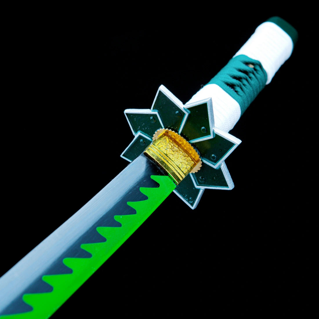Sanemi Shinazugawa's Sword – Demon Slayer Sword – Kimetsu No Yaiba Sword – Nichirin Sword – Black Scabbard