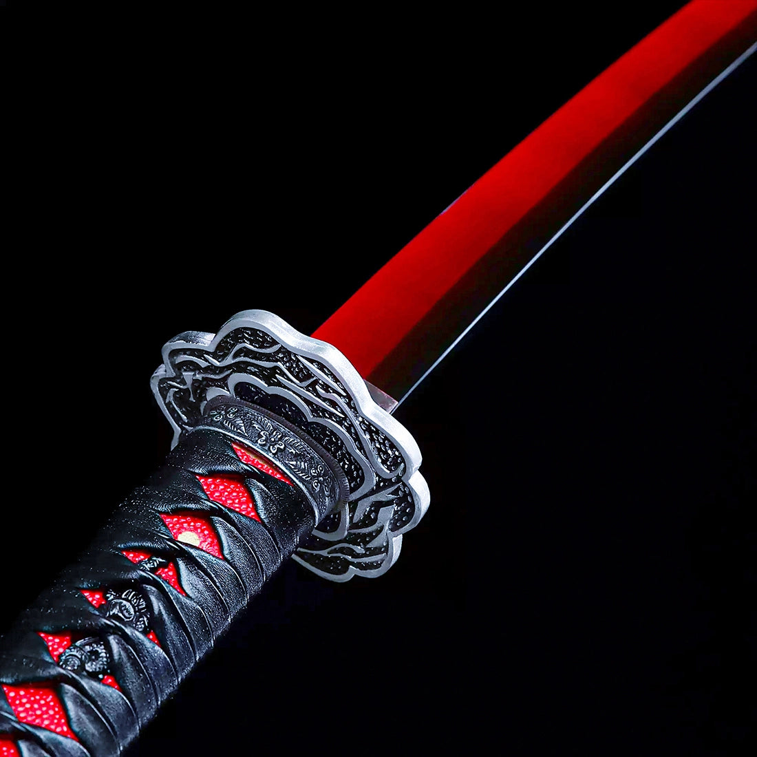 Sekiro's Katana Sword – Undead Cut Katana – Sekiro: Shadows Die Twice Replica Katana – Red Blade