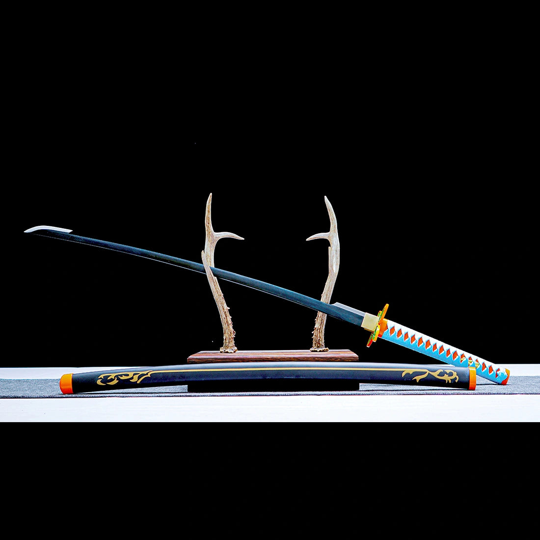 Shinobu Kocho's Sword – Insect Hashira sword – Stinger Nichirin Katana – Demon Slayer Sword – Nichirin Sword – Black