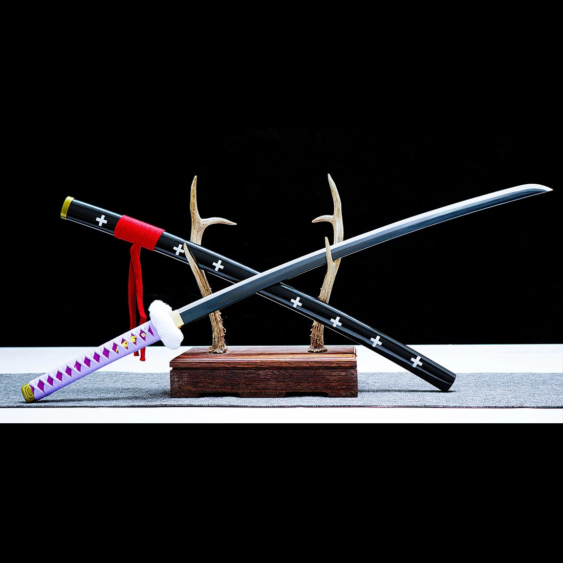 Trafalgar Law's Kikoku Sword – One Piece Replica Katana Sword – Purple Handle Edition