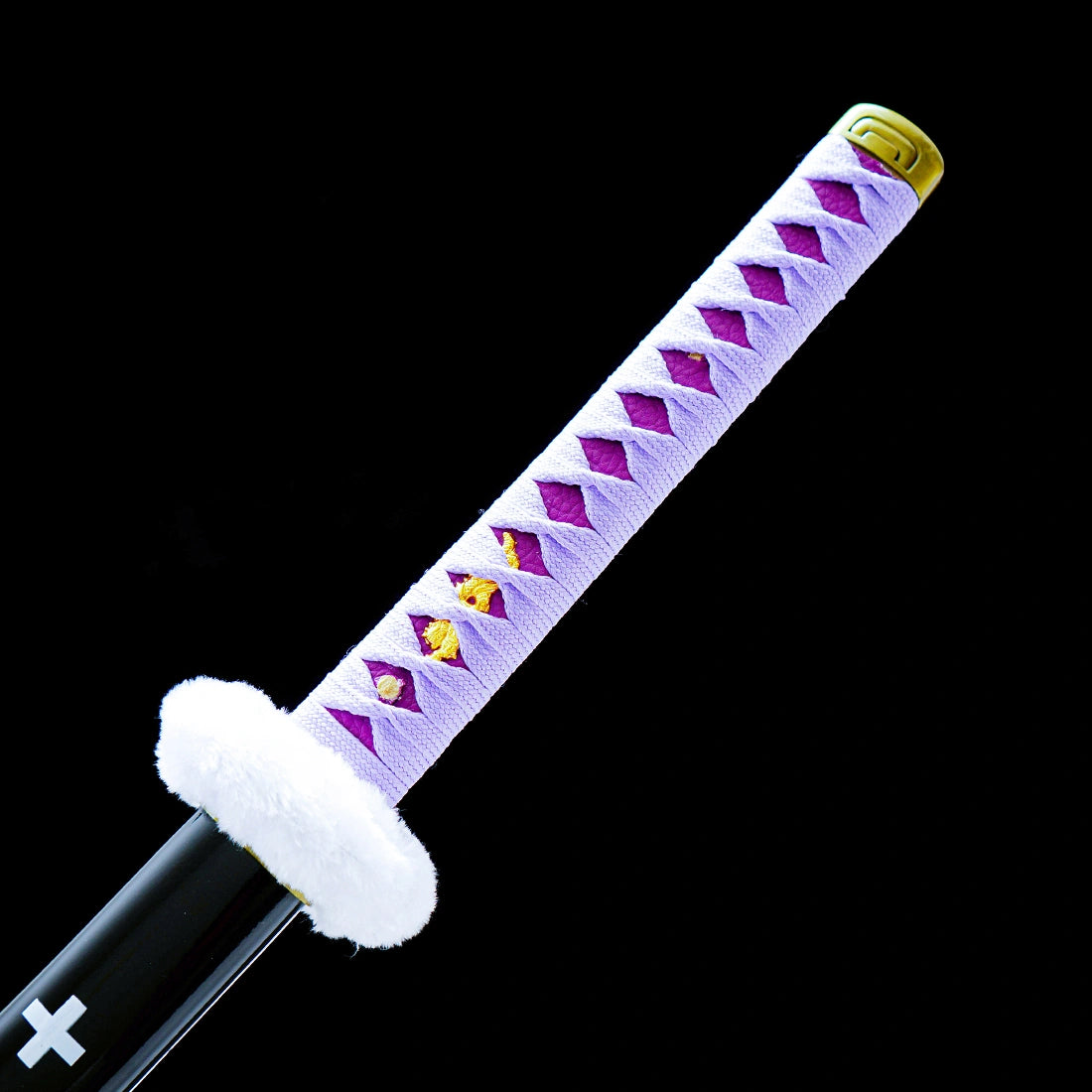 Trafalgar Law's Kikoku Sword – One Piece Replica Katana Sword – Purple Handle Edition