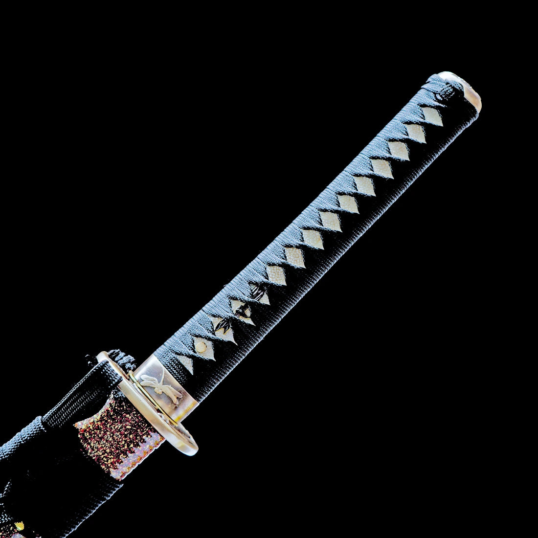 True Katana Sword – T10 High Carbon Steel Blade – Orange – Clay Tempering – Full Tang