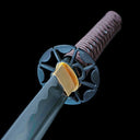 True Japanese Katana Sword – Handmade 1060 Carbon Steel Blade – Full Tang – Red – Premium Quality