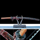 True Japanese Katana Sword – Handmade Black 1065 Carbon Steel Blade – High Performance – Full Tang