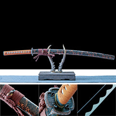 Pagoda's Curse Katana (1065 High Carbon Steel)