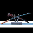 True Japanese Katana Sword – Handmade Black 1065 Carbon Steel Blade – High Performance – Full Tang