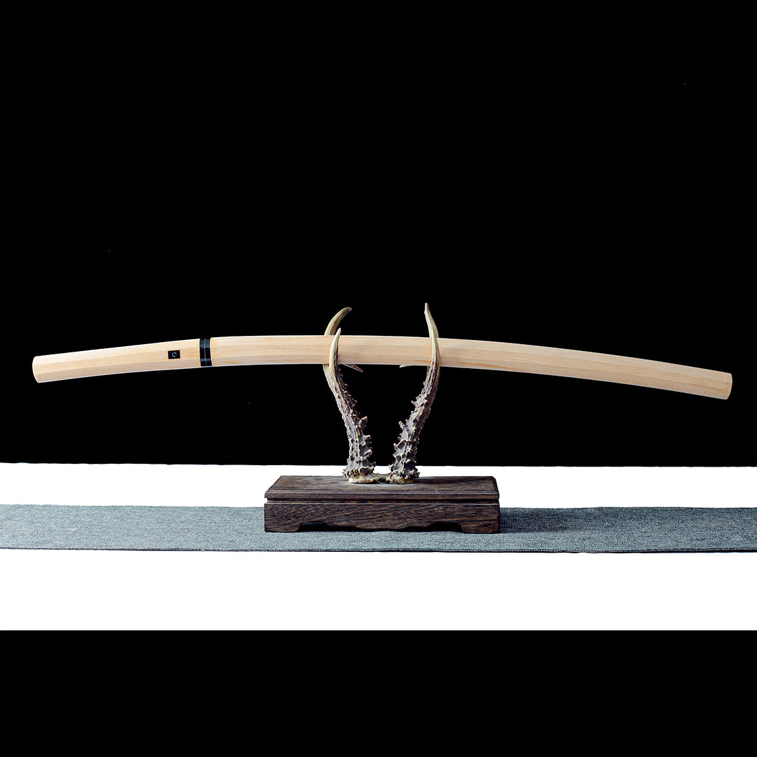 True Japanese Shirasaya Katana – Handmade T10 Carbon Steel Blade – Beech Wood Scabbard – Without Tsuba
