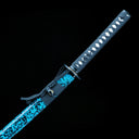 True Katana Sword – Handmade Blue T10 Carbon Steel Steel Blade – Blue – Battle Ready