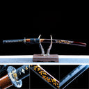 True Katana Sword – Handmade T10 Carbon Steel Blade – Red Scabbard – Battle Ready
