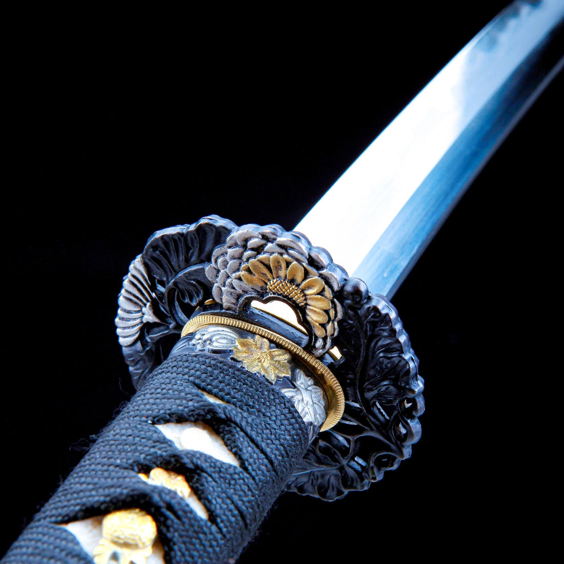 True Katana Sword – Handmade T10 Carbon Steel Blade – Red Scabbard – Battle Ready