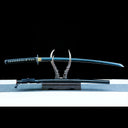 True Katana Sword – Handmade T10 High Carbon Steel Blade – Full Tang – High Performance – Black